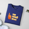 Gift Ek Numbari Bhai T-shirt - Navy Blue