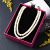 Shop Elegant 2-Line Pearl Necklace