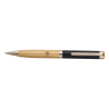 Elegant 24 Carat Gold Plated Black Ball Pen - Customized with Logo Online