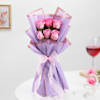 Elegant Aqua Pink Rose Bouquet Online