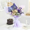 Elegant Blooms And Chocolate Bliss New Year Combo Online