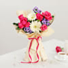 Gift Elegant Blooms And Chocolate Swirl Cake Duo