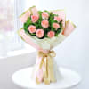 Gift Elegant Blooms with Cake