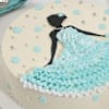 Shop Elegant Blue Blossom Cake For Her