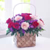 Gift Elegant Blush Basket Arrangement