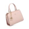 Gift Elegant Charm Handbag With Detachable Strap - Crepe Pink/ Blush Pink