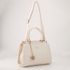 Gift Elegant Charm Handbag With Detachable Strap - Diamond White