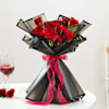 Gift Elegant Crimson Rose Bouquet