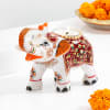 Gift Elegant Elephant Tealight Candle Holder - Set Of 2