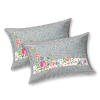 Buy Elegant Grey Super King Bedsheet With Pillow Covers