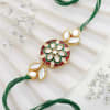 Gift Elegant Kundan Rakhi Hamper