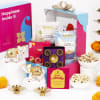Elegant Meenakari Marble Elephants Diwali Hamper Online