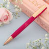 Elegant Pink And Gold Personalized Pen Online