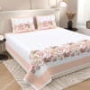 Elegant Pink Floral Bedsheet For Diwali Online