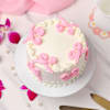 Shop Elegant Pink Swirl Cream Cake