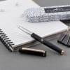 Gift Elegant & Stylish Black Roller Pen - Customized with Logo