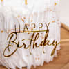 Shop Elegant White Swirl Birthday Cake (1 Kg)