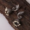 Elephant Head Silver Oxidised Earrings Online