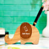 Shop Elephant Personalized Wood Mobile Stand & Pen Holder