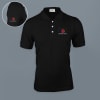 Embroidered Classic Polo T-shirt for Men (Black) Online