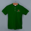 Shop Embroidered Classic Polo T-shirt for Men (Forest Green)