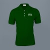 Embroidered Classic Polo T-shirt for Men (Forest Green) Online