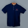 Shop Embroidered Classic Polo T-shirt for Men (Navy Blue)