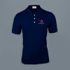 Embroidered Classic Polo T-shirt for Men (Navy Blue) Online