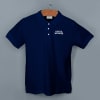 Shop Embroidered Classic Polo T-shirt for Men (Navy Blue)