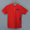 Shop Embroidered Classic Polo T-shirt for Men (Red)