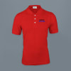Embroidered Classic Polo T-shirt for Men (Red) Online