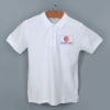 Shop Embroidered Classic Polo T-shirt for Men (White)