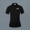 Embroidered Classy Polo T-shirt for Women (Black) Online