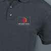 Buy Embroidered Classy Polo T-shirt for Women (Charcoal Grey)