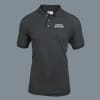 Embroidered Classy Polo T-shirt for Women (Charcoal Grey) Online