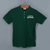 Shop Embroidered Classy Polo T-shirt for Women (Forest Green)