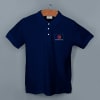Shop Embroidered Classy Polo T-shirt for Women (Navy Blue)