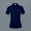 Embroidered Classy Polo T-shirt for Women (Navy Blue) Online