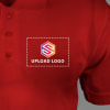 Gift Embroidered Classy Polo T-shirt for Women (Red)