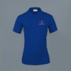 Embroidered Classy Polo T-shirt for Women (Roayl Blue) Online