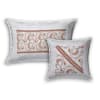 Buy Embroidered Silk Patchwork Paisley Bedcover (Set of 5)