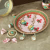 Shop Embroidery Designer Karwa Chauth Thali Set
