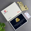 Gift Employee Appreciation Certificate & Voucher in Gift Box- Customized with Logo & Name