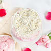 Shop Enchanting Blush Pink Cake For Daughters Day (1 Kg)