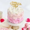 Enchanting Blush Pink Cake For Daughters Day (1 Kg) Online