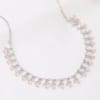 Gift Enchanting Grace - Rose Pink CZ Necklace With Earrings