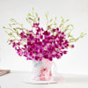 Gift Enchanting Purple Orchid Arrangement