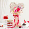 Enchanting Valentine Floral And Treat Combo Online