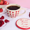 Buy Endearing Heart Mug And Coaster Set - Single Piece