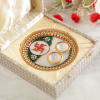 Buy Endearing Marble Puja Thali